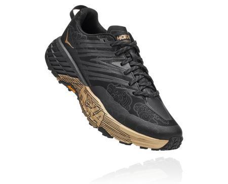 Hoka One One Speedgoat 4 CNY - Sapatos De Caminhada Homem Pretas / Douradas | PT-8AQKvTj